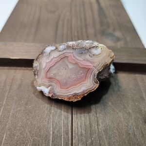 Laguna Pink Lace Crystal Agate